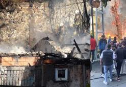 Sarıyer'de 3 gecekondu yandı