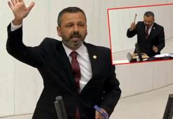 Meclis kürsüsüne zarar veren CHP'li Erbay'a 10 bin TL'lik fatura