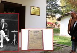 Atatürk'ün Saklı Bahçe'deki kolibası