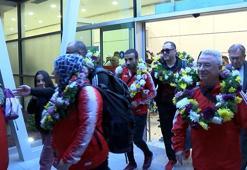 Görme engelli milli judoculara Ankara’da coşkulu karşılama