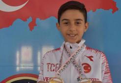 'Lastik çocuk' Deniz, Balkan Şampiyonası'ndan çifte madalya ile döndü