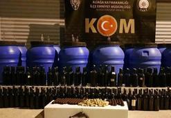 İzmir'de 4 ton sahte şarap ele geçirildi