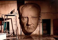 Malatya'da 4,5 metrelik Atatürk maskı yapılıyor