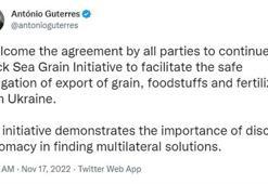 BM Genel Sekreteri: Tüm tarafların anlaşmasını memnuniyetle karşılıyorum