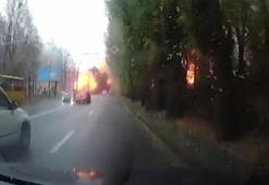 Zelenski, Dnipro'daki füze saldırısının görüntüsünü paylaştı