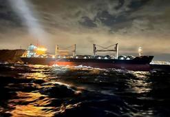 Marmara denizinde tahıl gemisi karaya oturdu