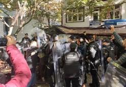 HDP’lilerin ‘Pençe Kılıç Hava Harekatı’ protestosuna polis müdahalesi: 1 gözaltı