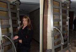 Şişli'de iş hanının kapısı herkesin gözü önünde çalındı