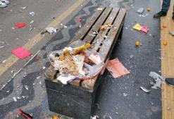 Fünye ile patlatılan çantadan gıda ürünleri çıktı