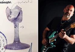 Müzisyen Onur Şener cinayetinde parçaları birleştirilen bardaklar delil oldu