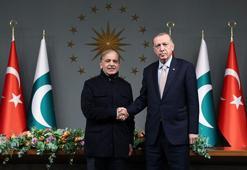 Cumhurbaşkanı Erdoğan Pakistan Başbakanı Şahbaz Şerif ile ortak basın açıklaması yaptı