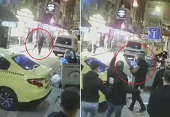 Barlar sokağındaki kavgaya elinde testereyle gelmiş; o anlar kamerada