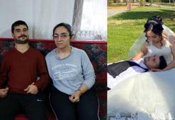 Engelli çift kaçarak evlendi
