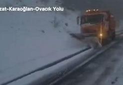 Tunceli'nin yüksek kesimlerinde kar yağışı