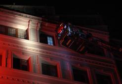 Şişli'de otelde yangın paniği