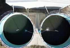 Doğal gaz boru hattının şantiyesi, alabalık üretim tesisine dönüştürüldü