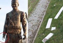 Burhaniye Kuvayımilliye Anıtı'na saldırı