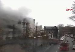 Çırağan Sarayı'nın otel bölümünde yangın