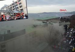 Çırağan Sarayı'nın otel bölümünde yangın