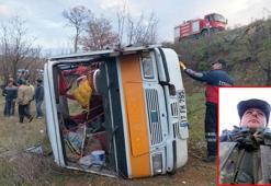 İşçileri taşıyan minibüs devrildi; uzman er öldü, 9 yaralı