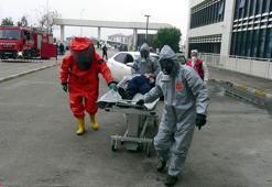 Edirne'de hastanede KBRN tatbikatı