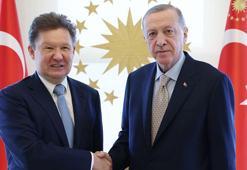 Cumhurbaşkanı Erdoğan Gazprom Başkanı Miller'ı kabul etti