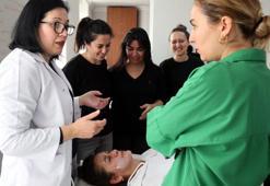 Yabancı kadınlar cilt bakımı öğrenip meslek sahibi oluyor