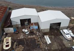 Osmanlı donanmasına gemi yapılan tersane yerine modern atölye