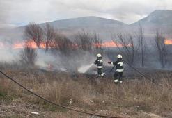 Beyşehir Gölü'nde sazlık yangını