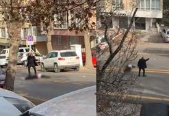 Eski eşini sokak ortasında tabancayla vurup, yanına kimseyi yaklaştırmadı