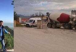 Beton santralinde makineye sıkışan işçi öldü