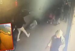 Husumetlisini, kaldırımdaki çocuklu ailenin gözü önünde vurdu