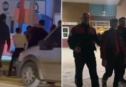 Darbedilme anı kameraya yansıyan taciz şüphelisi tutuklandı