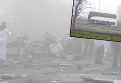 Diyarbakır- Mardin karayolunda çevik kuvvet servis aracına bombalı saldırı (1)