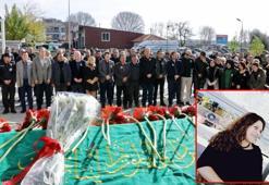 İndiği halk otobüsünün altında kalan Sema öğretmen için okulunda tören