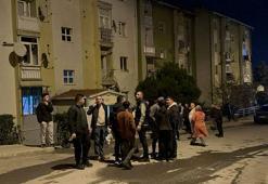 Pendik'te evini yakan kişi, apartman sakinleri ile tartıştı