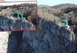 Milli parka 'uçurum salıncağı' yapılıyor
