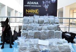 TIR'ın yedek lastiğine gizlenen 17 kilo esrarı 'Tinga' buldu