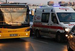 D-100'de ambulansa yol vermeyen sürücü yakalandı