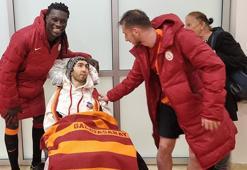 Galatasaraylı fanatik engelli genç, en büyük hayalini gerçekleştirdi