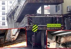 Avcılar’da ‘korku üstgeçidi’nin sökümüne başlandı