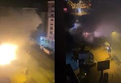 Kadıköy'de yer altı kablolarında patlama