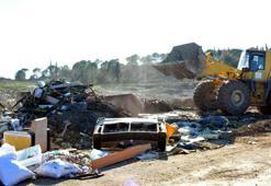 Büyük Manavgat yangınından etkilenen bölgeye dökülen atıklar kaldırıldı