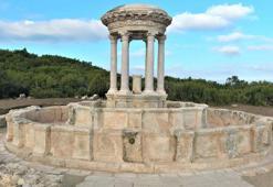 Kibyra Antik Kenti'ndeki Yuvarlak Planlı Çeşme'nin restorasyonu tamamlandı