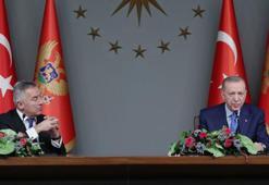 Cumhurbaşkanı Erdoğan, Karadağ Cumhurbaşkanı Cukanoviç ile ortak basın açıklaması yaptı