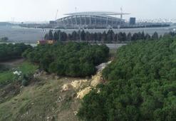 Kaçak hafriyatçıların yeni hedefi Atatürk Olimpiyat Stadyumu çevresi oldu