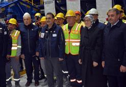 Bakan Dönmez, bor işçileri ile birlikte 2023'e girdi