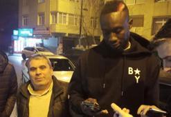 Mekan çıkışı otomobilini bulamayan Diagne fırına sığındı
