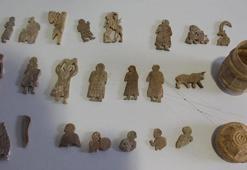 Suriye sınırında 51 parça tarihi eser ele geçirildi