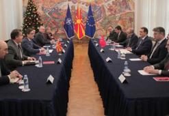 Kuzey Makedonya Cumhurbaşkanı Pendarovski, Bakan Dönmez'i kabul etti